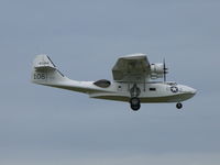 G-PBYA @ LFPB - Consolidated PBY-5A Catalina G-PBYA Plane Sailing painted as US AF 433915 - by Alex Smit