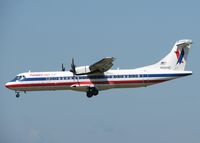 N494AE @ SHV - Landing on runway 14 at the Shreveport Regional airport. - by paulp