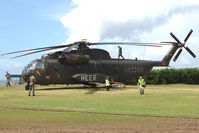 84 84 - German AF CH-53G on Day 1 of Helidays 2009 at Weston-Super-Mare seafront - by Terry Fletcher