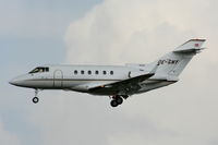 OE-GNY @ EGCC - Global Jet Austria - by Chris Hall