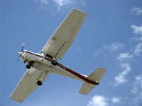 N5443L @ SZP - 1980 Cessna 152 II, Lycoming O-235-L2C 110 Hp (high compression engine for 100LL), 28 volt ignition, takeoff climb Rwy 22 - by Doug Robertson