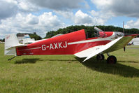 G-AXKJ @ EGBG - Jodel D9 at Leicester on 2009 Homebuild Fly-In day