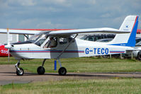 G-TECO @ EGBG - Tecnam Echo at Leicester on 2009 Homebuild Fly-In day