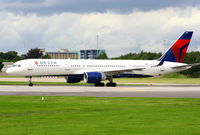 N711ZX @ EGCC - Delta Airlines - by Chris Hall