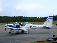 G-BYVO @ EGQL - 1EFTS Tutor being prepared for another sortie - by Mike stanners