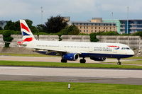 G-EUXD @ EGCC - British Airways - by Chris Hall