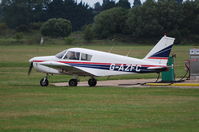 G-AZFC @ EGLM - Piper Cherokee D at White Waltham - by moxy
