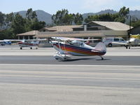N22BU @ SZP - 1987 Bruner/Ulmer CHRISTEN EAGLE II, Lycoming AEIO-360, Experimental class, landing roll Rwy 22 - by Doug Robertson
