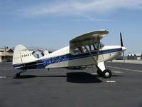 N3414Z @ SZP - 1960 Piper PA-20-150 BAJA PACER Mod, Lycoming O-320 150 Hp upgrade, three N number groups shown-the large one is needed for international travel. - by Doug Robertson