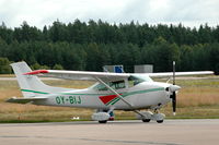 OY-BIJ @ ESSF - Danish Cessna 182 visiting Hultsfred in Sweden. - by Henk van Capelle