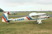D-KNWN @ EDKB - Schleicher Rhönlerche II Storch (Stork) at Bonn-Hangelar airfield. It is a Schleicher Rhönlerche II converted into a powered glider.