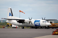SE-LIP @ ESMX - Fokker 50 freighter at Småland Airport near Växjö in southern Sweden. - by Henk van Capelle