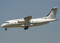 OE-HTJ @ LEBL - Landing rwy 25R - by Shunn311