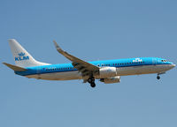 PH-BGA @ LEBL - Landing rwy 25R - by Shunn311