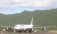 F-GLZP @ TNCM - Back tracking runway 10 - by daniel jef