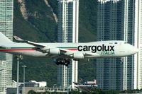 LX-KCV @ VHHH - Cargolux Italia