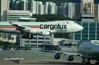 LX-KCV @ VHHH - Cargolux Italia - by Michel Teiten ( www.mablehome.com )