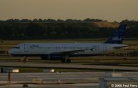 N592JB @ IAD - American Blue on the taxiway