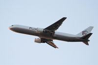 N316LA @ KLAX - Florida West Boeing 767-316F, N316LA departing KLAX 25L. - by Mark Kalfas