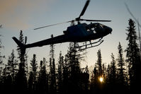 C-GIUX @ HAY RIVER - Great Slave Helicopters AS350 - by Dietmar Schreiber - VAP