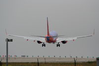 N239WN @ KLAX - Southwest Boeing 737-7H4, N239WN short final 24R KLAX. - by Mark Kalfas