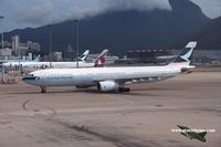 B-HLJ @ VHHH - Cathay Pacific - by Michel Teiten ( www.mablehome.com )