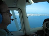 N1377M - Over Lake Michigan, east of Chicago enroute to Oshkosh.