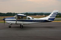 N756PY @ KEHO - A good-looking 206 departing the pumps. - by Jamin