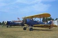 N32132 @ 1B2 - !941 WACO UPF-7 KATAMA AIRFIELD, MARTHA'S VINEYARD MASS. - by Rich Forbes