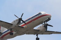 N398AM @ KLAX - American Eagle SAAB 340B, N398AM short final 24R KLAX. - by Mark Kalfas