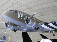 G-BHUB @ EGSU - Douglas C-47D Dakota 43-15509/WZ-S US Air Force in the American Air Museum - by Alex Smit