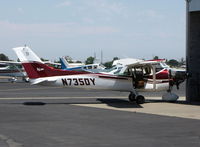 N735DY @ SAC - 1977 Cessna 182Q minus cowling - by Steve Nation