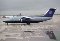 N291UE @ KDEN - Air Wisconsin United Express British Aerospace BAE 146 SERIES 200A, N291UE pushing from the gate at KDEN. - by Mark Kalfas