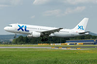 C-GTDP @ LOWL - Xl Aieways A320-214  approach RWY27 - by Janos Palvoelgyi