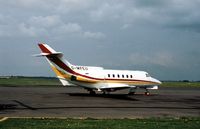 G-MFEU @ CVT - Series 600B HS.125 seen at Coventry in May 1977. - by Peter Nicholson