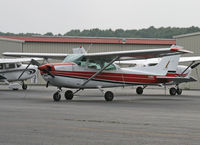 N738QZ @ KCDW - Nice 1977 Skyhawk awaits its next mission at Essex County. - by Daniel L. Berek