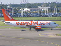 G-EZJA @ EHAM - Easy Jet going to stand