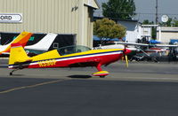 N39GP @ RHV - 2000 Extra Flugzeugbau Gmbh EA 300/L taxiing in to Amelia Reid Aviation ramp @ Reid-Hillview (San Jose), CA - by Steve Nation