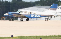 N431CC @ KDPA - KNIGHTON TRANSPORTATION, Piper PA-34-220T Seneca III, N431CC on the ramp KDPA getting ready to go to KMIC. - by Mark Kalfas