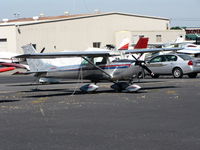 N8622J @ RHV - Cessna 150F sans paint @ Reid-Hillview (San Jose), CA - by Steve Nation