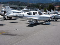 N812DW @ SQL - 2001 Cirrus Design Corp SR22 on transient ramp @ San Carlos Muni, CA - by Steve Nation