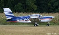 N343RA - Back-taxiing on the grass - by Paul Perry