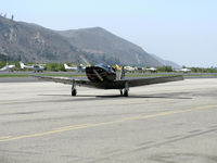 N3749K @ SZP - 1946 Globe GC-1B SWIFT, Continental C125  125 Hp listed, taxi back - by Doug Robertson