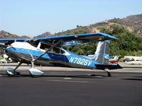 N7925V @ SZP - 1966 Cessna 180H, Continental O-470 230 Hp, long range fuel-24 gallons in outer wing tips, highly mirror polished - by Doug Robertson