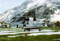 CCCP-06143 @ ANDERMATT - Heliswiss used the Kamov for building ski lifts around Andermatt. - by Joop de Groot