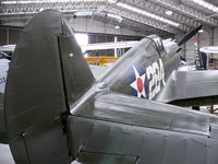 G-CDWH @ EGSU - Curtiss P-40B Warhawk G-CDWH Patina painted as US Army Air Corps 284/18P - by Alex Smit