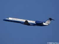 N290SK @ IAD - Familiar sight, another EMB-145 getting up