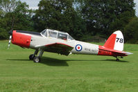G-BVTX - DHC-1 Chipmunk with WP809 Navy markings - at the 2009 Stoke Golding Stakeout event