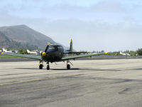 N4403K @ SZP - 1948 Ryan NAVION as L-17B, Continental E-185 (Owner states 225 hp), single windshield, canopy mods, taxi back - by Doug Robertson