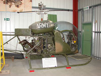 XT190 - Agusta Bell Sioux AH1 - Exhibited in the International Helicopter Museum , Weston-Super Mare , Somerset , United Kingdom - by Terry Fletcher